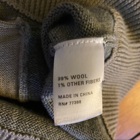 Madewell Wallace Wool Striped Shawl Collar Zip Sweater Size XS - Picture 6 of 8